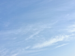 beautiful summer sky with clouds