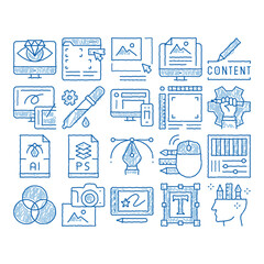 Poster - Graphic Design And icon hand drawn illustration