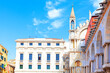 Side view of  Saint Mark Basilica in Venice . Patriarchal Cathedral Basilica of Saint Mark