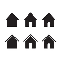 Poster - House icon. Home vector icon set