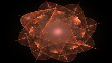 Poster - 3D Infinite digital light blue square tunnel of glowing dots particle with futuristic matrix. cyber technology motion background. Seamless loop