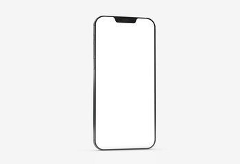 Poster - mobile smartphone device digital isolated 3d