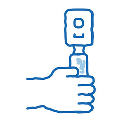 Poster - Medical Tool Research Eye doodle icon hand drawn illustration