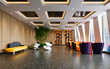3d render of modern lounge lobby