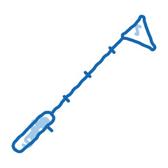 Poster - Pointing Flag doodle icon hand drawn illustration