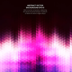 Poster - Shiny flowing neon waves abstract background set