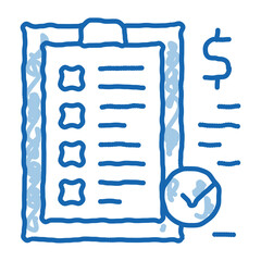 Poster - investment matters doodle icon hand drawn illustration