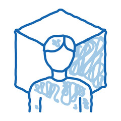 Poster - reality designer doodle icon hand drawn illustration