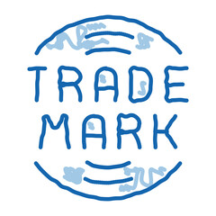 Sticker - trade mark logo doodle icon hand drawn illustration