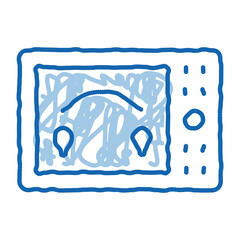 Poster - air navigation electronic device doodle icon hand drawn illustration