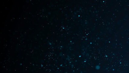 Poster - Dust particles. Abstract background of particles. Dots background. Futuristic digital dots background. 3d rendering.
