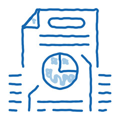 Poster - strategy policy doodle icon hand drawn illustration