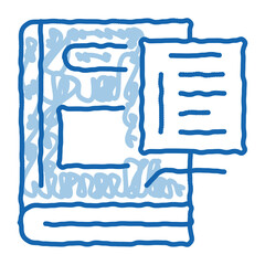 Poster - regulations policy doodle icon hand drawn illustration