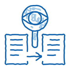 Poster - conformity of document policy doodle icon hand drawn illustration