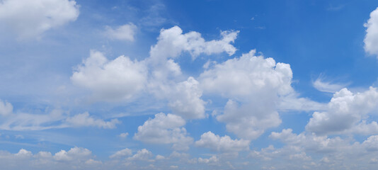 Wall Mural - sky clouds panoramic background