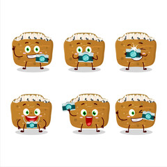 Poster - Photographer profession emoticon with inarizushi cartoon character