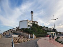 Ibiza, Spain; 1st May 2021: Botafoch Lighthouse