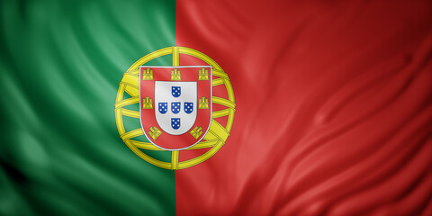 Wall Mural - Portugal 3d flag