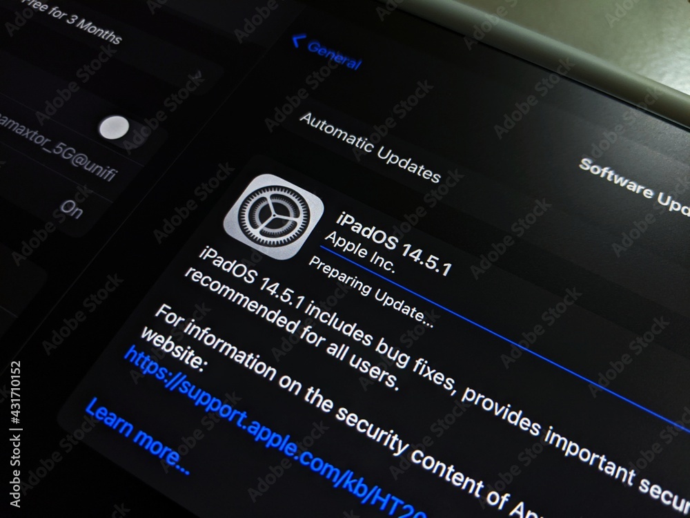 Apple inc launch new software update iPadOS 14.5.1 for their product ...