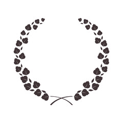 Sticker - crossed laurel wreath