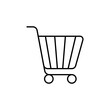 © Parvin - Shopping cart icon isolated on white background. Trolley symbol modern, simple, vector, icon for website design, mobile app, ui. Vector Illustration