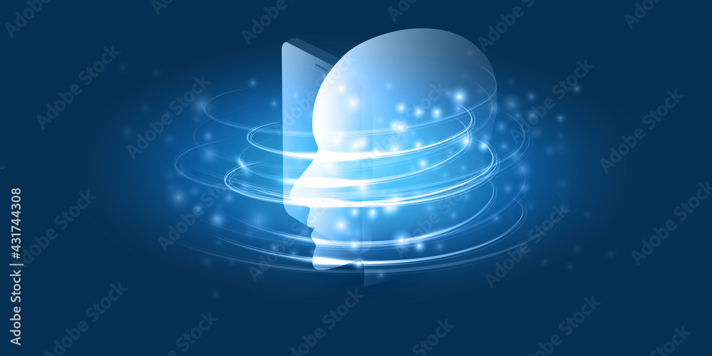 Futuristic Machine Learning, Artificial Intelligence, Cloud Computing ...