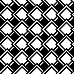 Poster - Minimal rhombus tiles pattern. Vector.