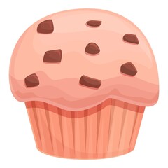 Poster - Breakfast muffin icon. Cartoon and flat of Breakfast muffin vector icon for web design isolated on white background