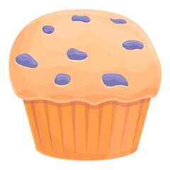 Poster - Confectionery muffin icon. Cartoon and flat of Confectionery muffin vector icon for web design isolated on white background