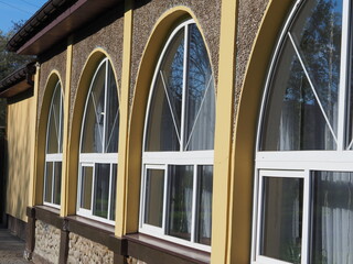 Poster - windows of a church