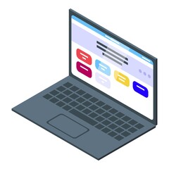 Poster - Tracking task icon. Isometric of Tracking task vector icon for web design isolated on white background
