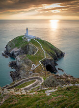 South Stack Lighthouse In North Wales