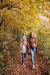 © Studio 27/Westend61 - Explorer walking while exploring forest during autumn