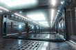 © Spectral/Westend61 - Three dimensional render of futuristic corridor inside spaceship or space station