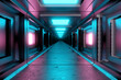 © Spectral/Westend61 - Three dimensional render of futuristic corridor inside spaceship or space station