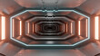 © Spectral/Westend61 - Three dimensional render of futuristic corridor inside spaceship or space station