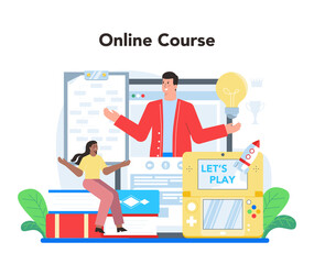 Video game development online service or platform. Creative process