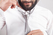 © andranik123 - Businessman fixing his tie. Fashion, Lifestyle