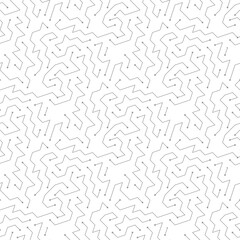 Poster - Simple pattern of black lines and dots