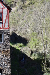 Wall Mural - Stein-Fachwerk Mischbauten im Mühental