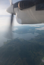 View from the plane en route to Taveuni Island from Viti Levu in the Fiji Islands
