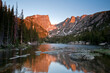 © Tandem Stock - Sunrise at Dream Lake, Rocky Mountain National Park, CO