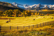 © Tandem Stock - A ranch in fall near Ridgway, Colorado.