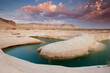 © Tandem Stock - Scenic landscape image of Lake Powell, UT at sunset.