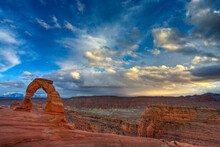 Arches National Park: Delicate Arch At Sunset