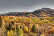 © Tandem Stock - Kebler Pass at sunset during the peak of fall colors in Colorado