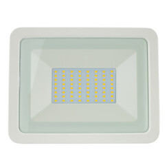 Sticker - LED  flood light, outdoor light equipment. Isolated on white background.