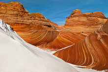 Unique Sandstone Known As The Wave, Arizona