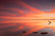 © Tandem Stock - Reflected sunset on the Salton Sea, California