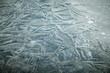 © Tandem Stock - Ice patterns on surface of frozen lake. Vatnajokull National Park. Iceland.